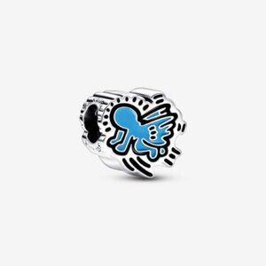 Pandora Keith Haringa x Pandora Radiant Angel Charm
